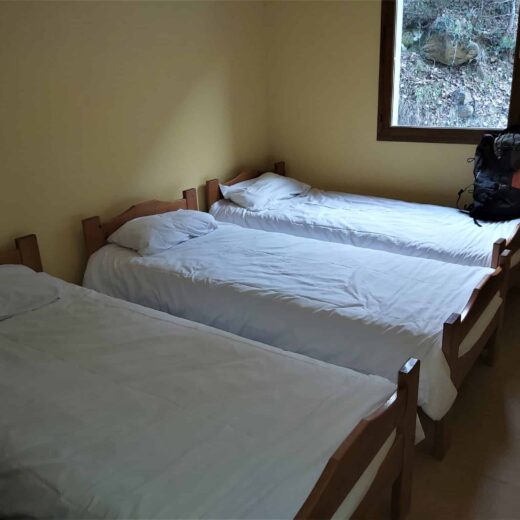 Chambre 4 lits - gite d'étape de Marc Auzat
