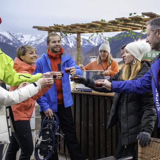 Animation vin chaud village de vacances le Tarbesou AX 3 Domaines