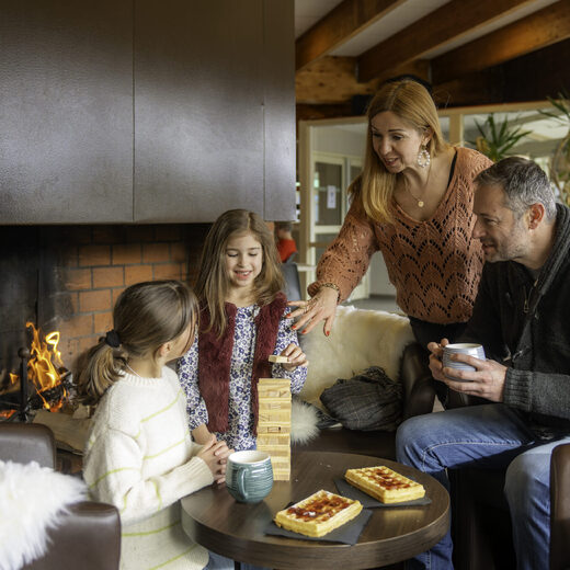 Cheminée village de vacances le Tarbesou AX 3 Domaines